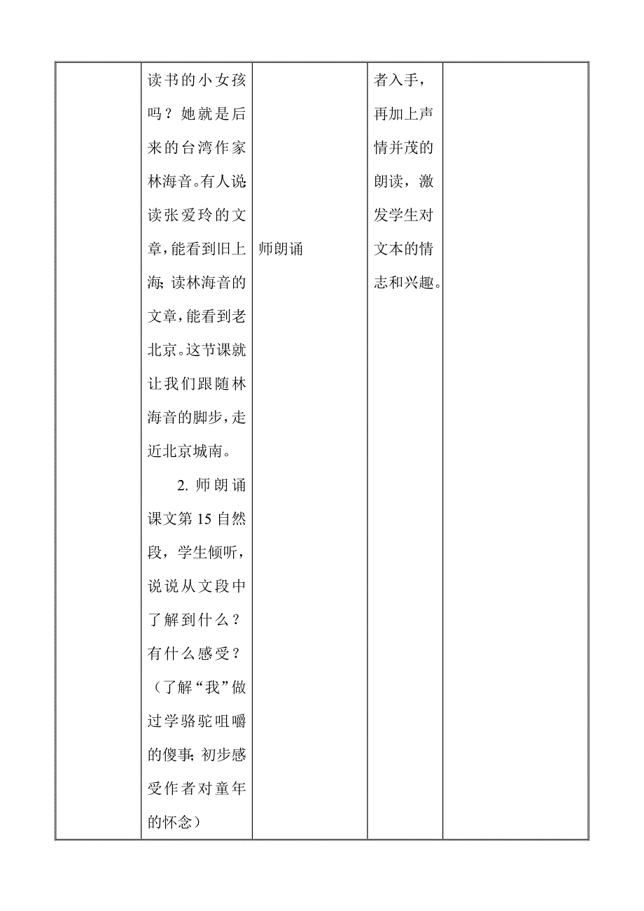 语文人教版五年级下册《冬阳.童年.骆驼队》第一课时_第3页