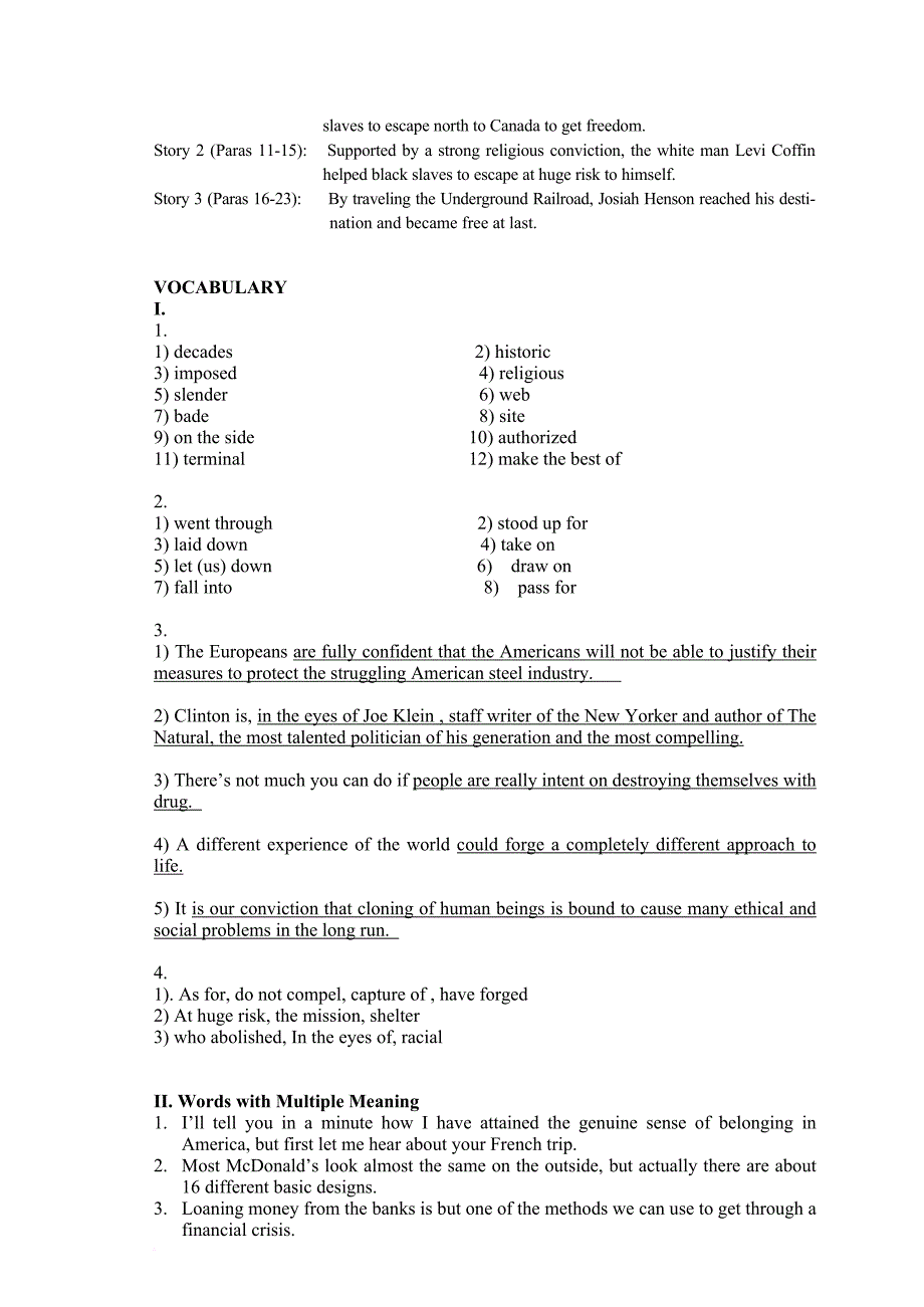 全新版大学英语综合教程第二版第三册课后习题答案.doc_第4页