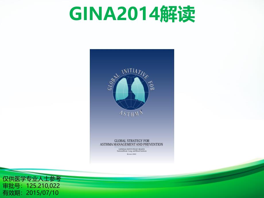 gina2014年中文解读很精练 很重点_第1页