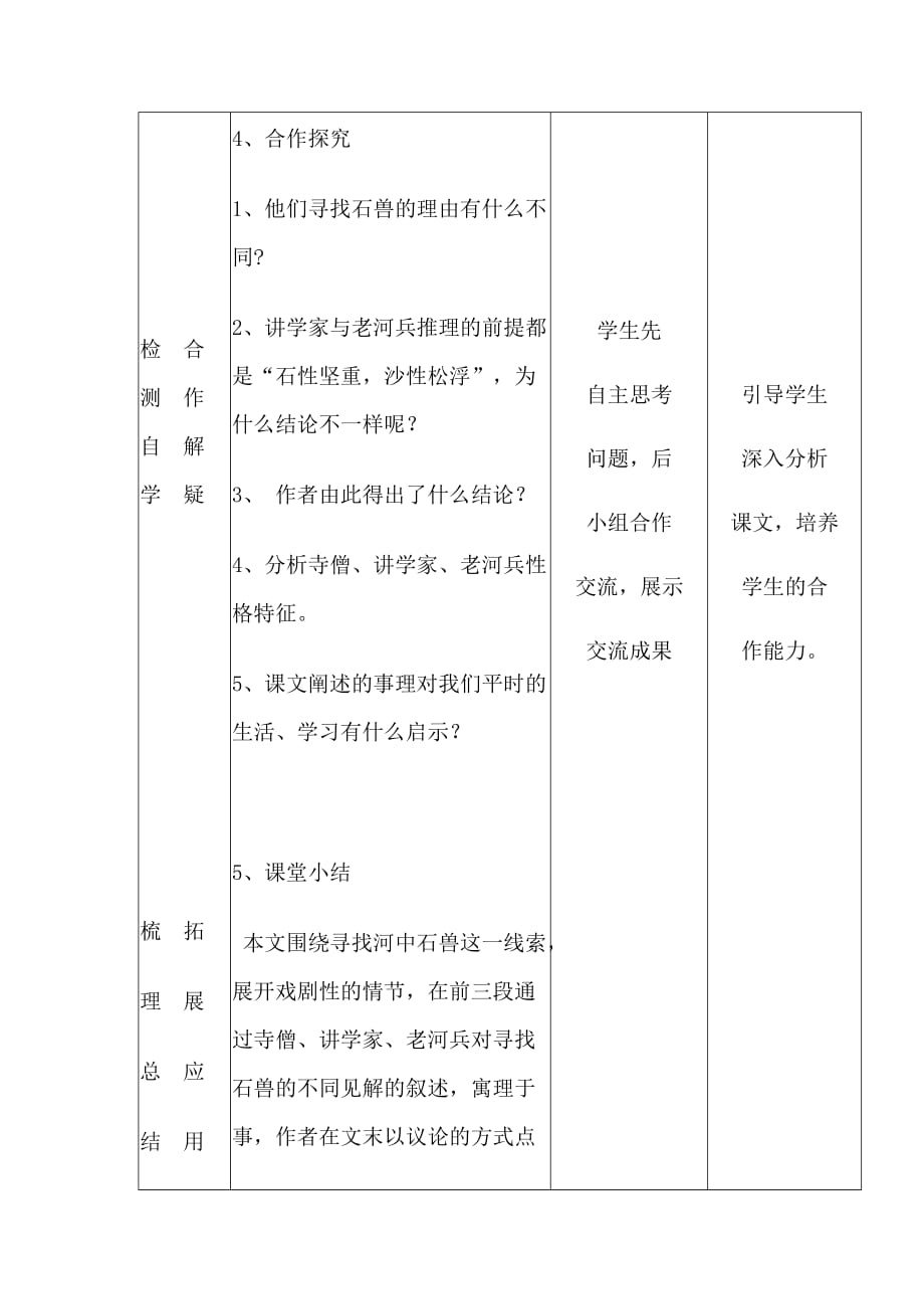 语文人教版部编七年级下册《河中石兽》第三课时_第4页