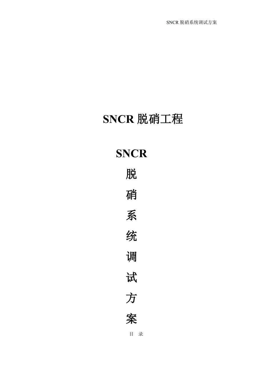 sncr调试方案(详细)_第1页