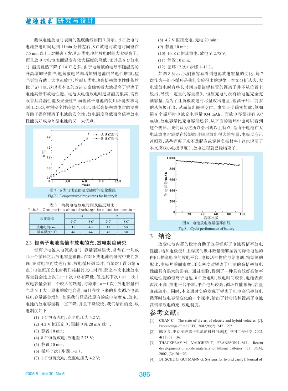 锂离子电池高倍率放电性能研究_第4页