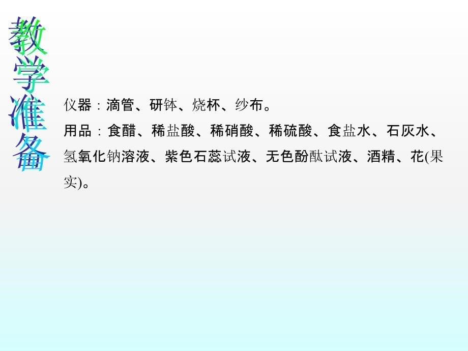 2016届九年级化学教学课件第10单元《酸和碱》课题1《常见酸和碱》._第5页