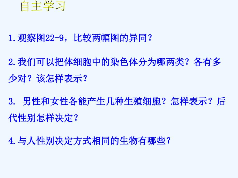 （精品教育）《第三节 人的性别决定》课件6_第3页