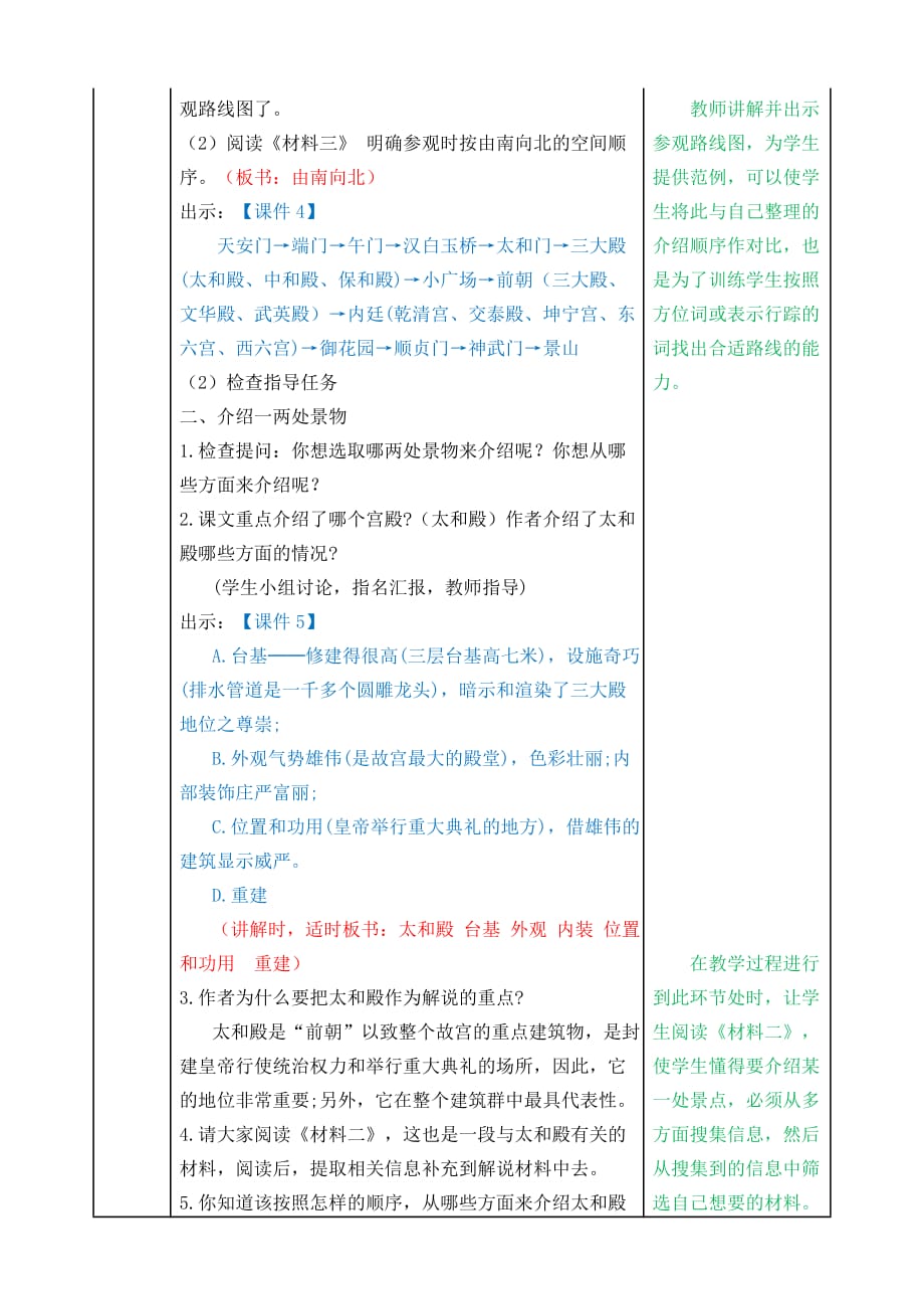 2019最新部编人教版小学语文六年级上册故宫博物院教案_第3页