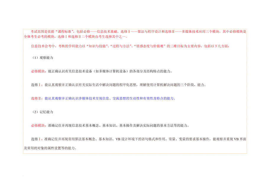 浙江省高中信息技术会考标准.doc_第2页