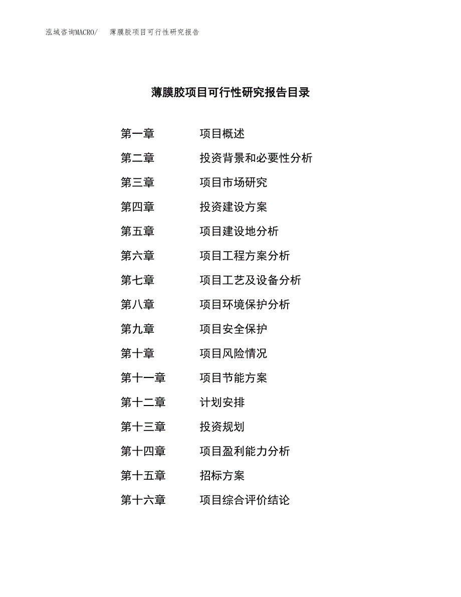 薄膜胶项目可行性研究报告（总投资17000万元）（70亩）_第2页