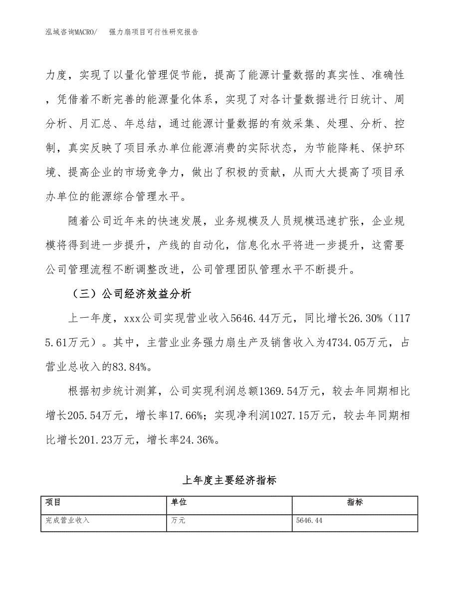 强力扇项目可行性研究报告（总投资6000万元）（22亩）_第4页