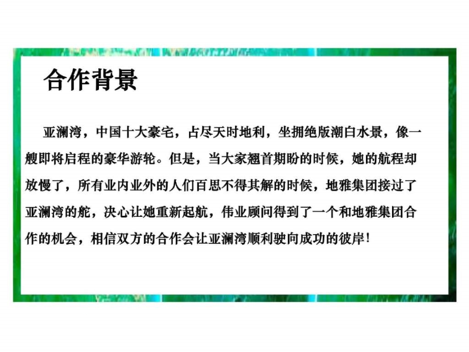 伟业顾问北京亚澜湾提案_第2页