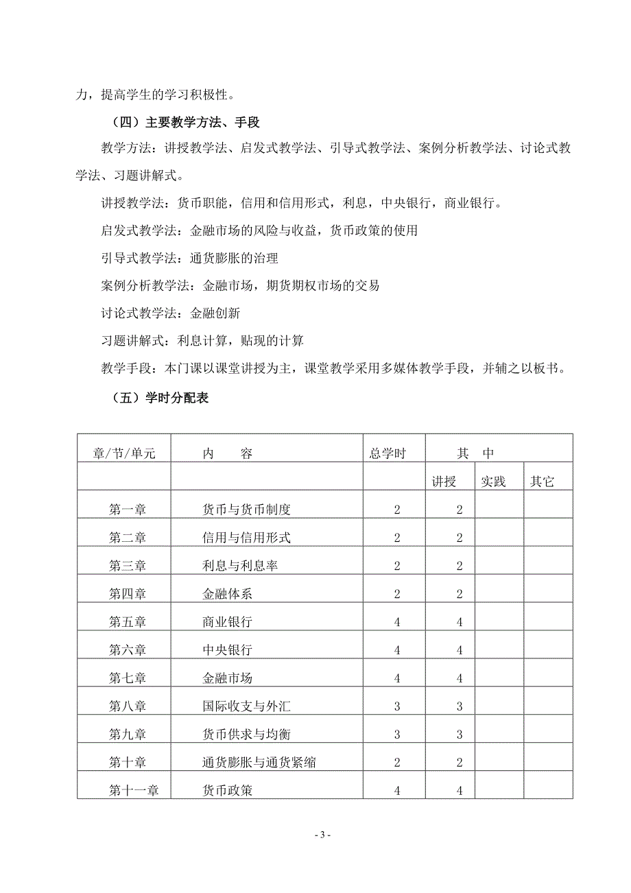 货币银行学2学分大纲.doc_第3页