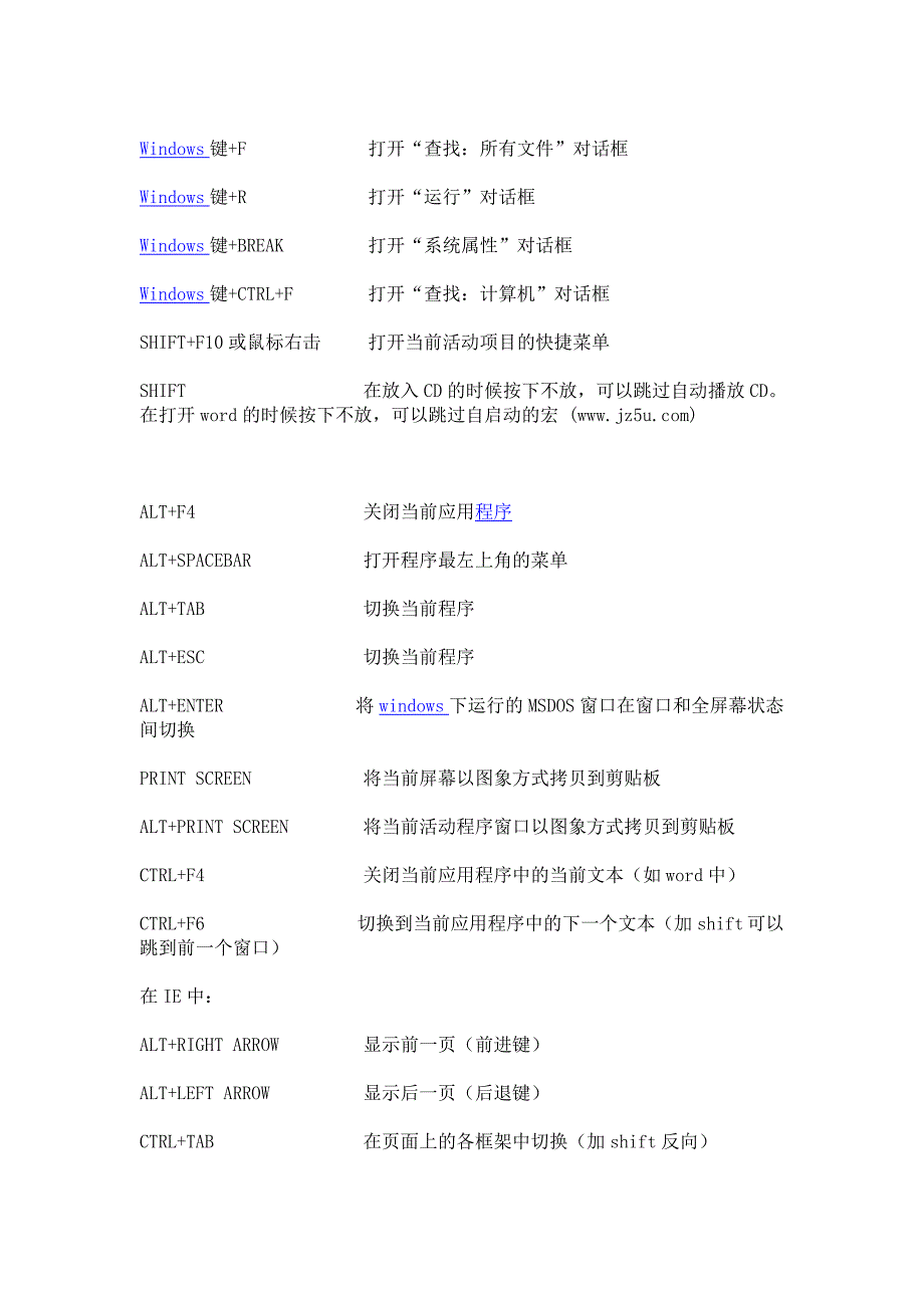 键盘操作电脑大全,让你丢掉鼠标【最新】_第2页