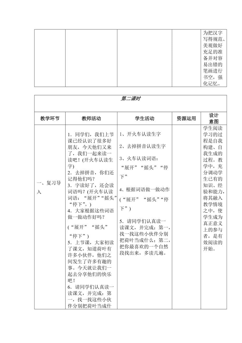 课标版语文一年级下册第13课　荷叶圆圆_第5页