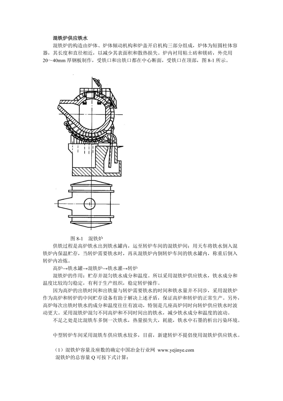 混铁炉供应铁水_第1页