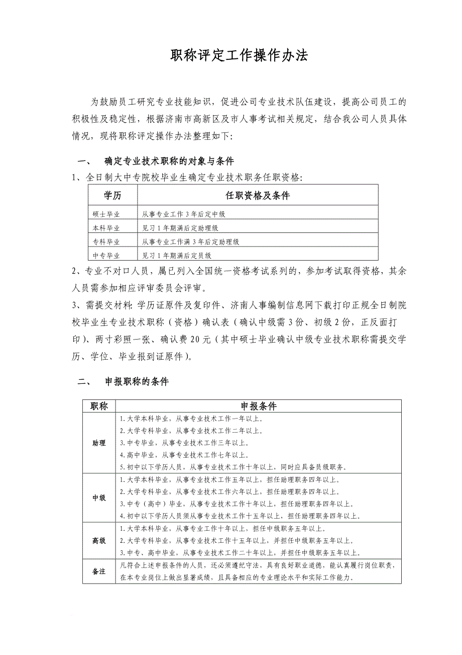 职称评定操作办法(同名27137)_第1页