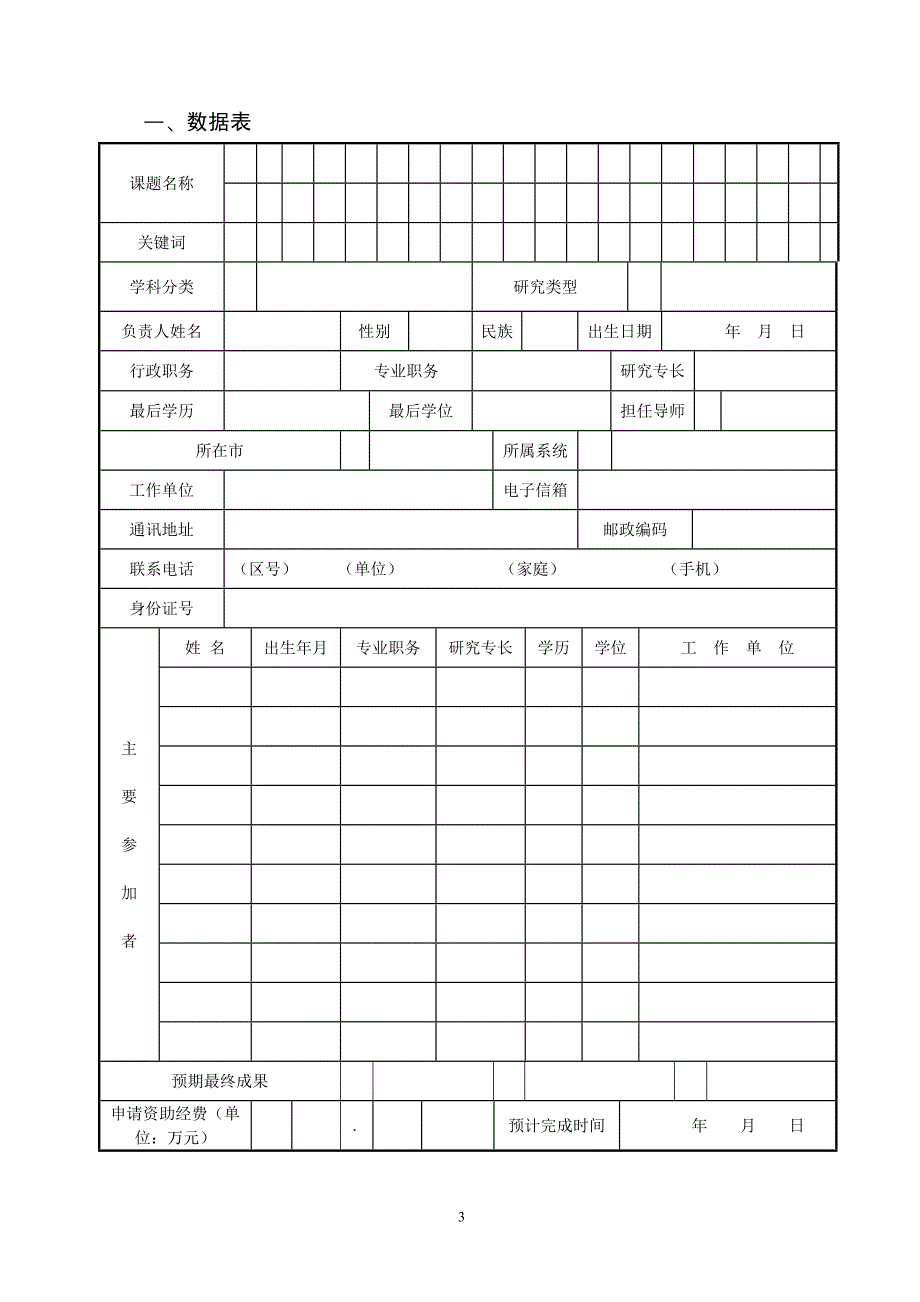 辽宁省教育厅项目申评审请书_第4页