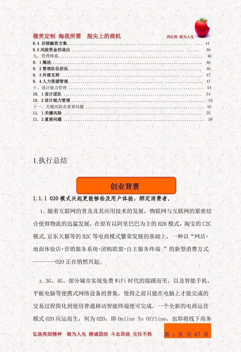 西红柿校园o2o电子商务计划书.doc_第5页