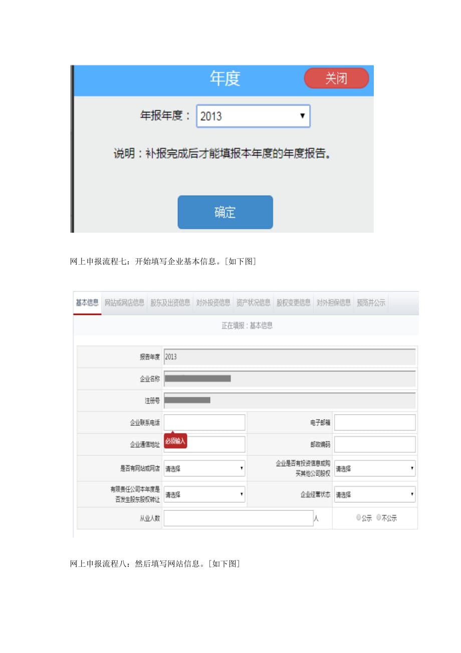 辽宁工商年检网上申报流程(最新版)_第4页