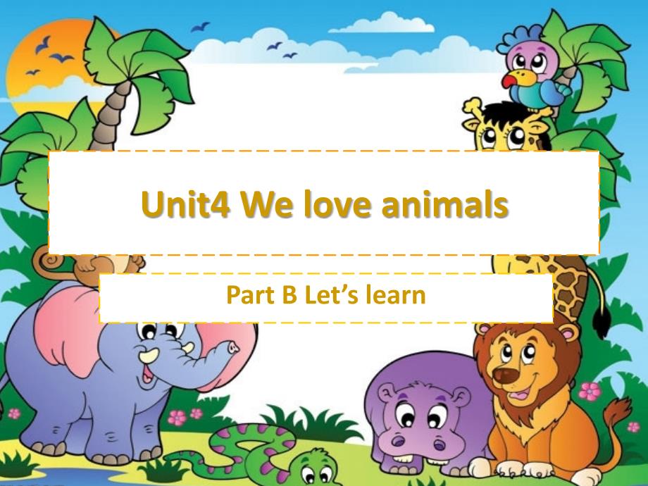 pep三年级上册unit4 b let's learn_第1页