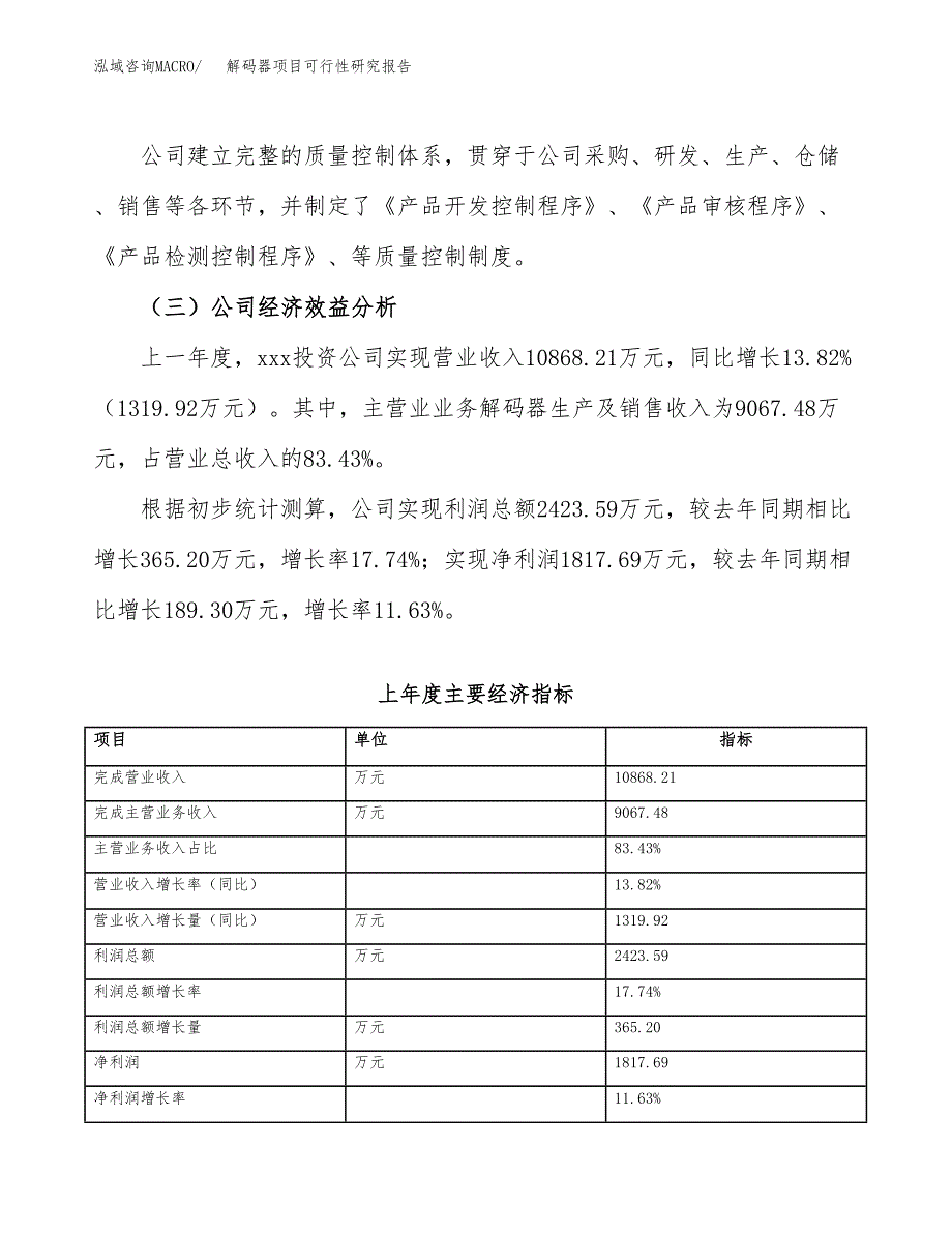 解码器项目可行性研究报告（总投资18000万元）（90亩）_第4页