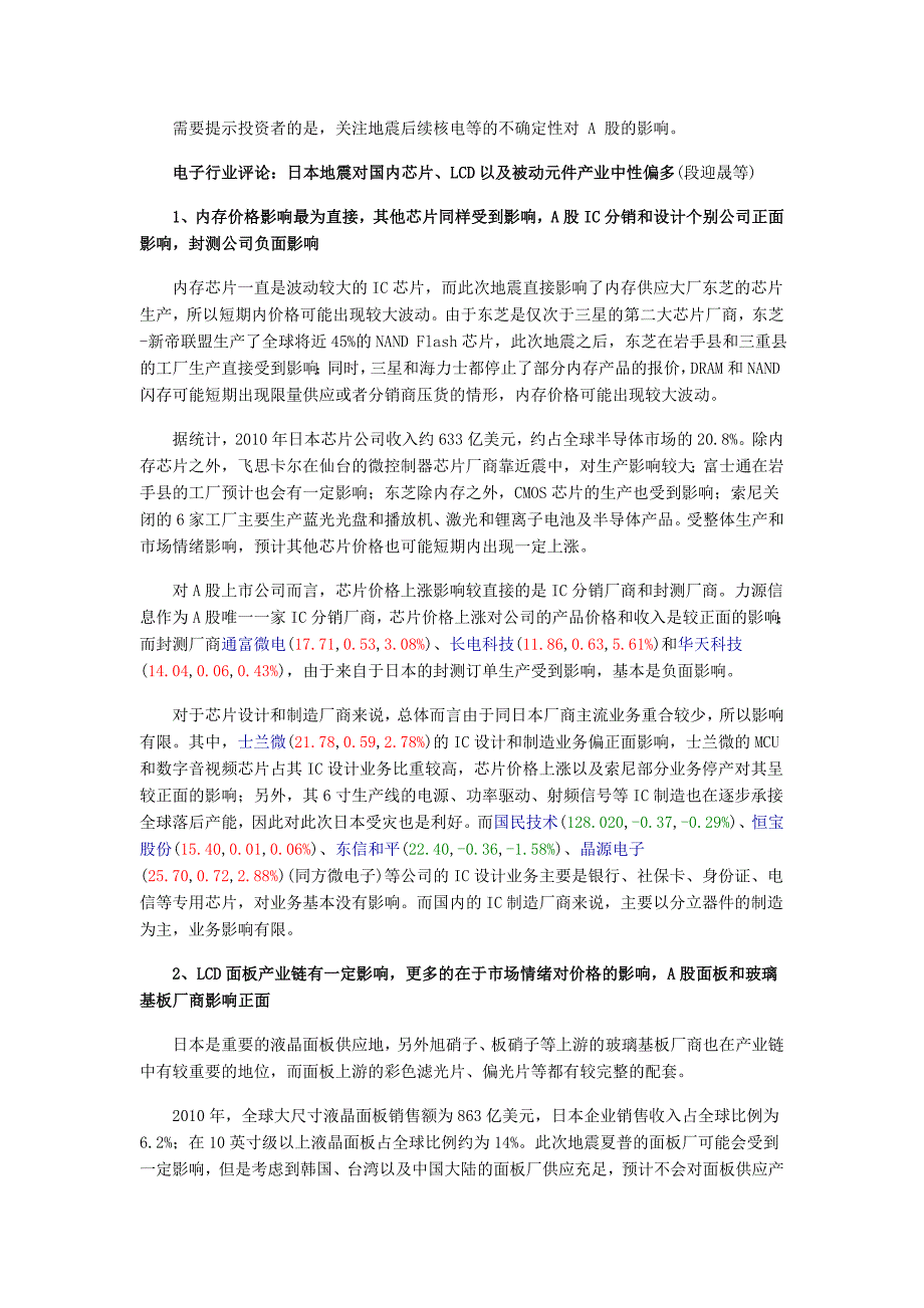 2011年日本地震对股市的影响分析_第4页