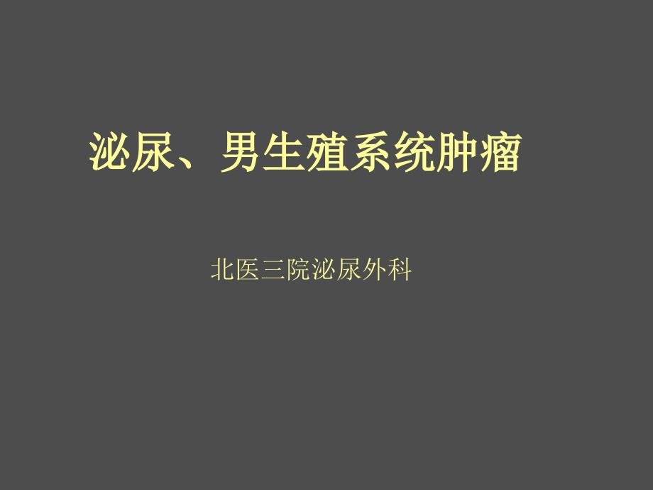 泌尿、男生殖系统肿瘤 (2)_第1页