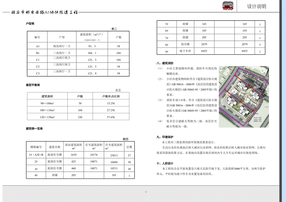 浙江某商住楼建筑方案说明_第3页