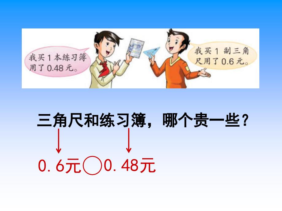 五年级上册数学课件-3.2 小数的大小比较 苏教版_第2页