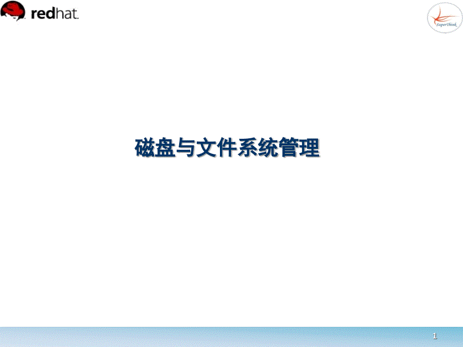 rhcsaday红帽linux磁盘与文件系统管理_第1页