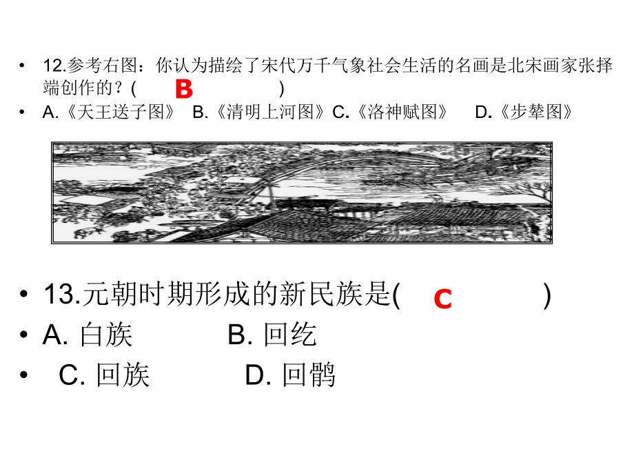 中华书局七年级历史下总复习._第4页