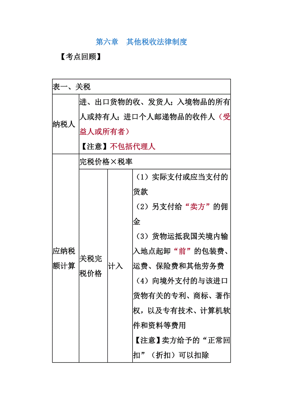 会计初级经法-其他税收法律制度解析._第1页