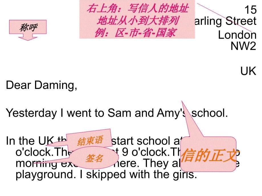 五年级上册英语课件-m8u2 yesterday i went sam and amys school. 外研版（三起）_第5页