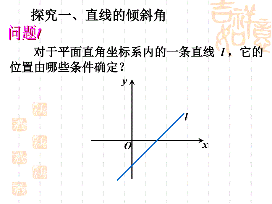 一中人教a版高中数学必修二3.1.1《直线的倾斜角与斜率》课件(共30张ppt)_第3页