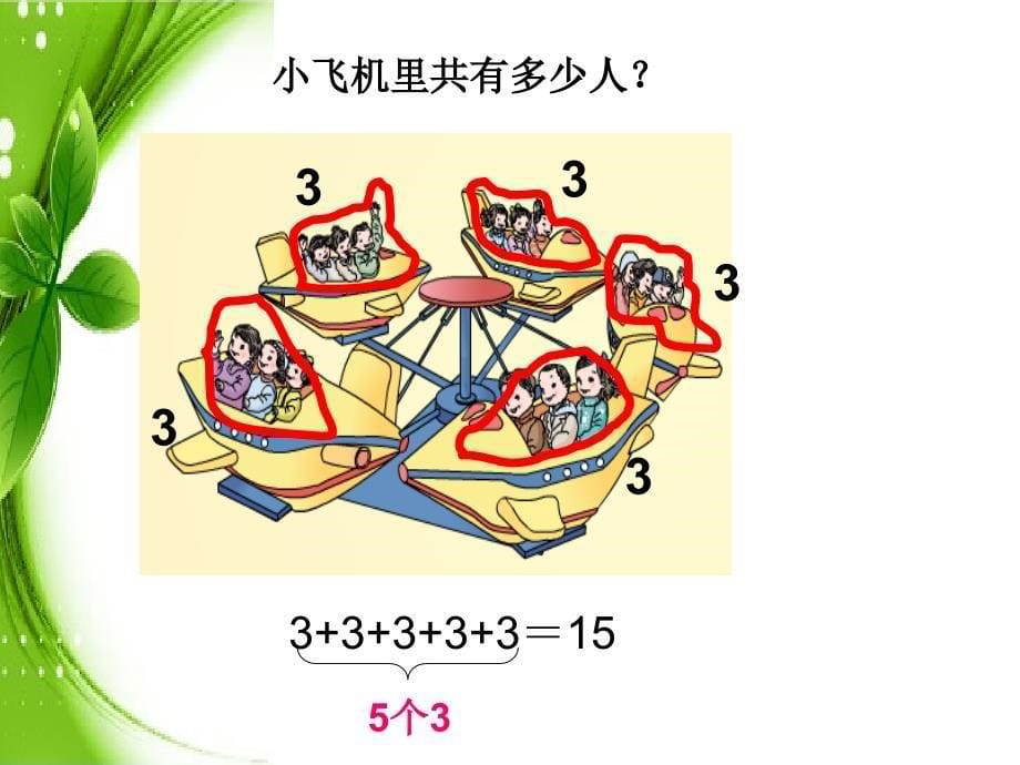 新人教版二年级数学上册《乘法的初步认识》_第5页