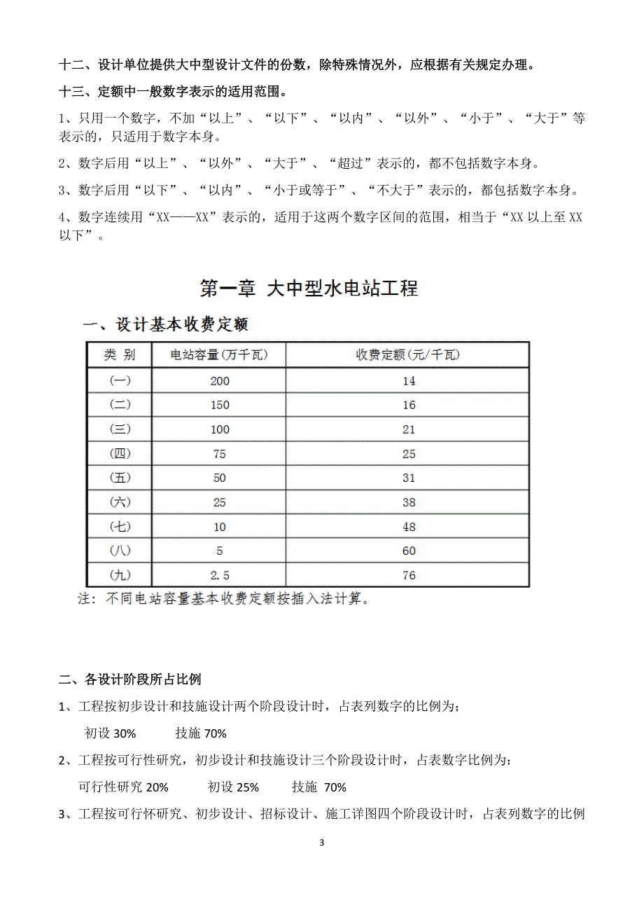 水利水电工程设计收费标准说明讲解_第3页