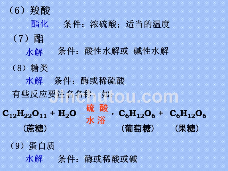 高考化学复习课件：2.1.2有机反应类型剖析._第5页