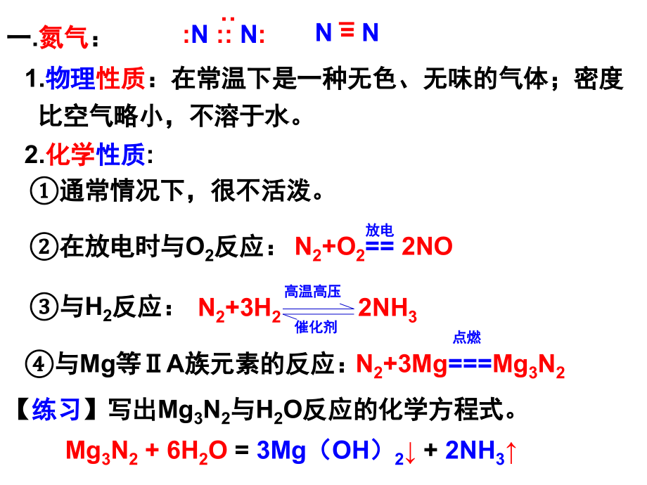 《氮及其化合物》ppt复习课件[20130414]_第4页