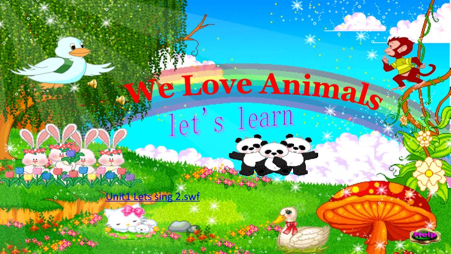 英语人教版本三年级上册《we love animals》ppt_第2页