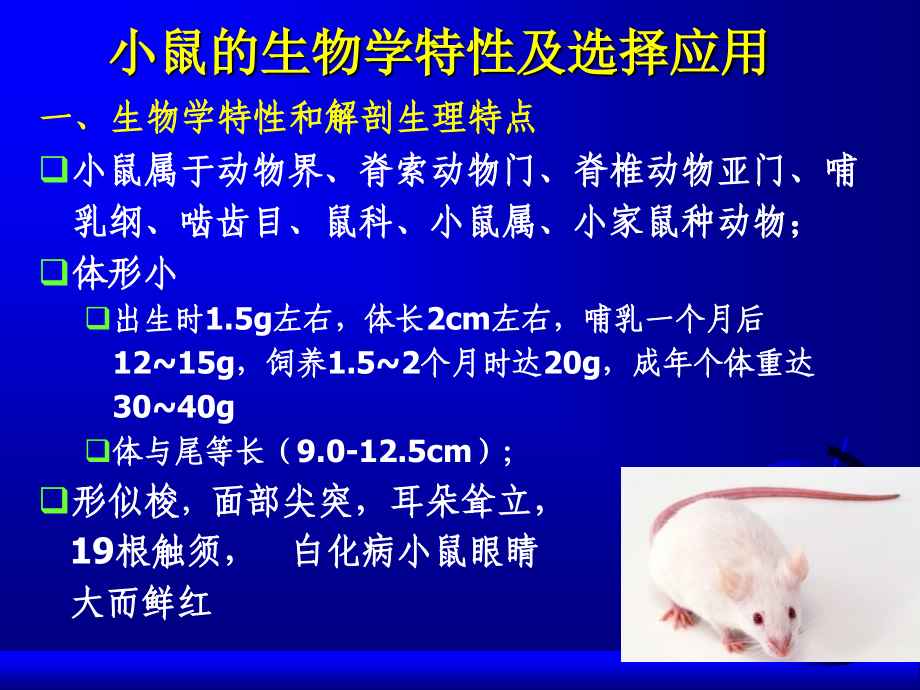 常用实验动物生物学特性与其应用_第4页