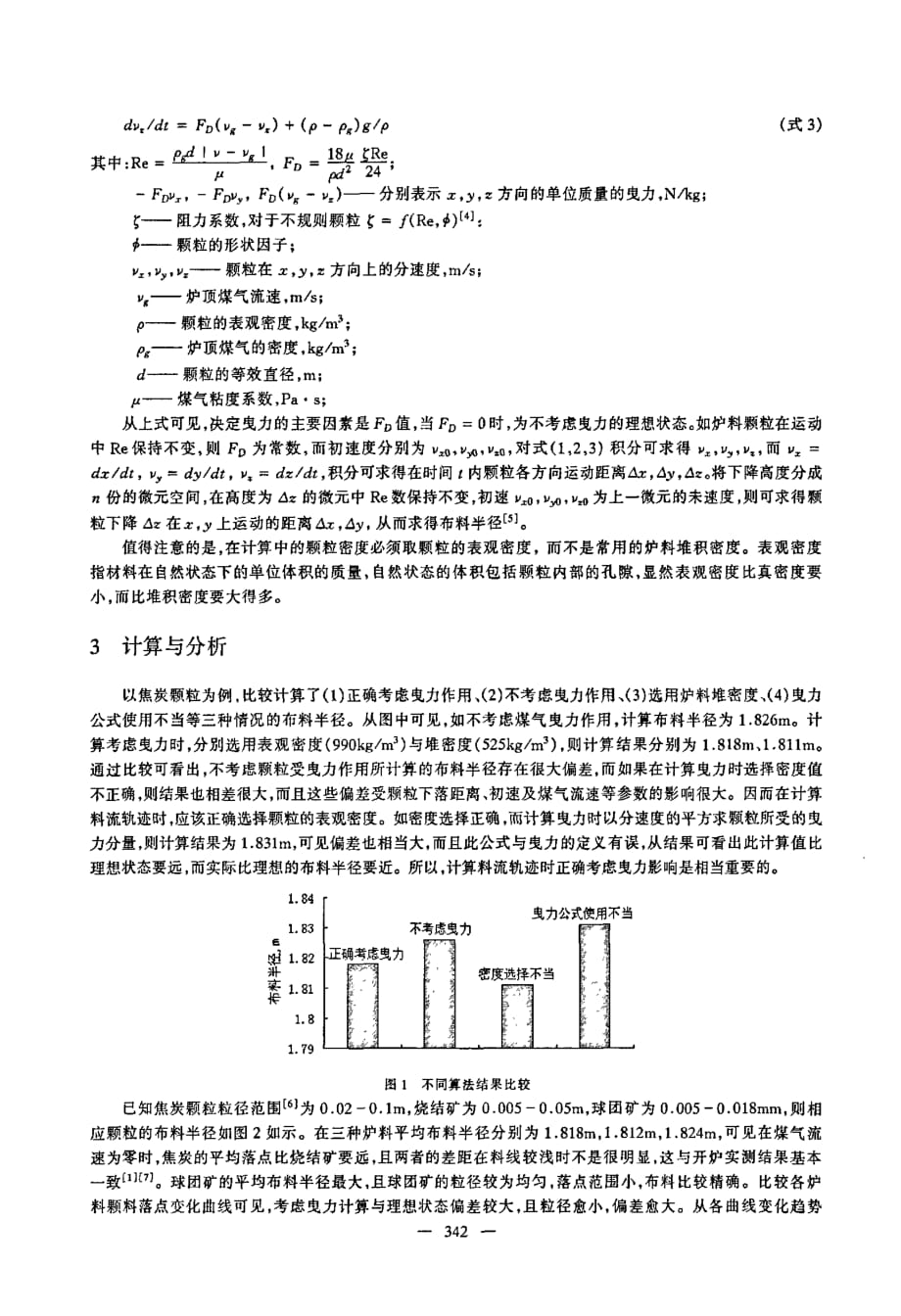 高炉炉料落点的确定_第2页