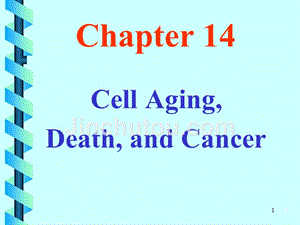 细胞生物学210-15-1第十四章： 细胞衰老、死亡与癌变
