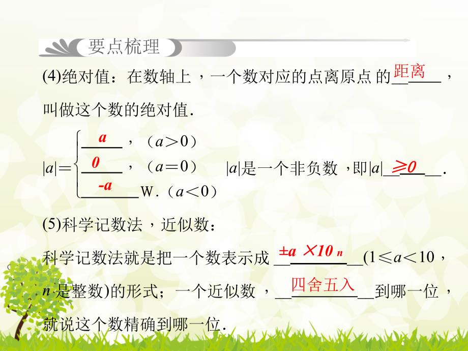 陕西省安康市紫阳中学中考指导课件 第1讲 实数及其运算._第4页