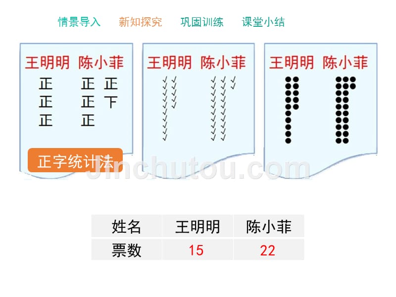 二年级下册数学课件-9收集数据 北京版_第3页