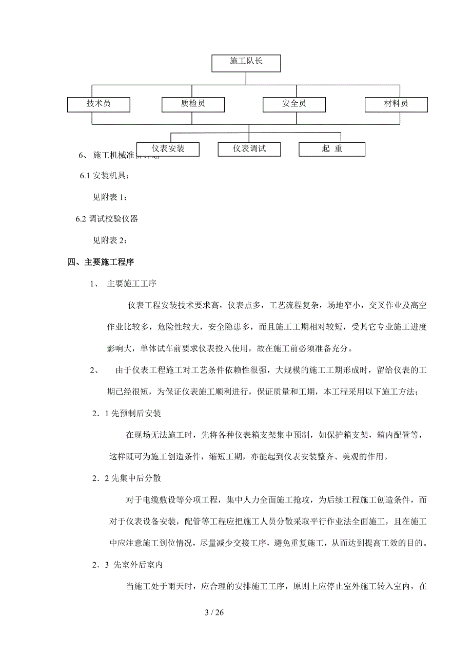 施工方案(仪表)讲解_第3页