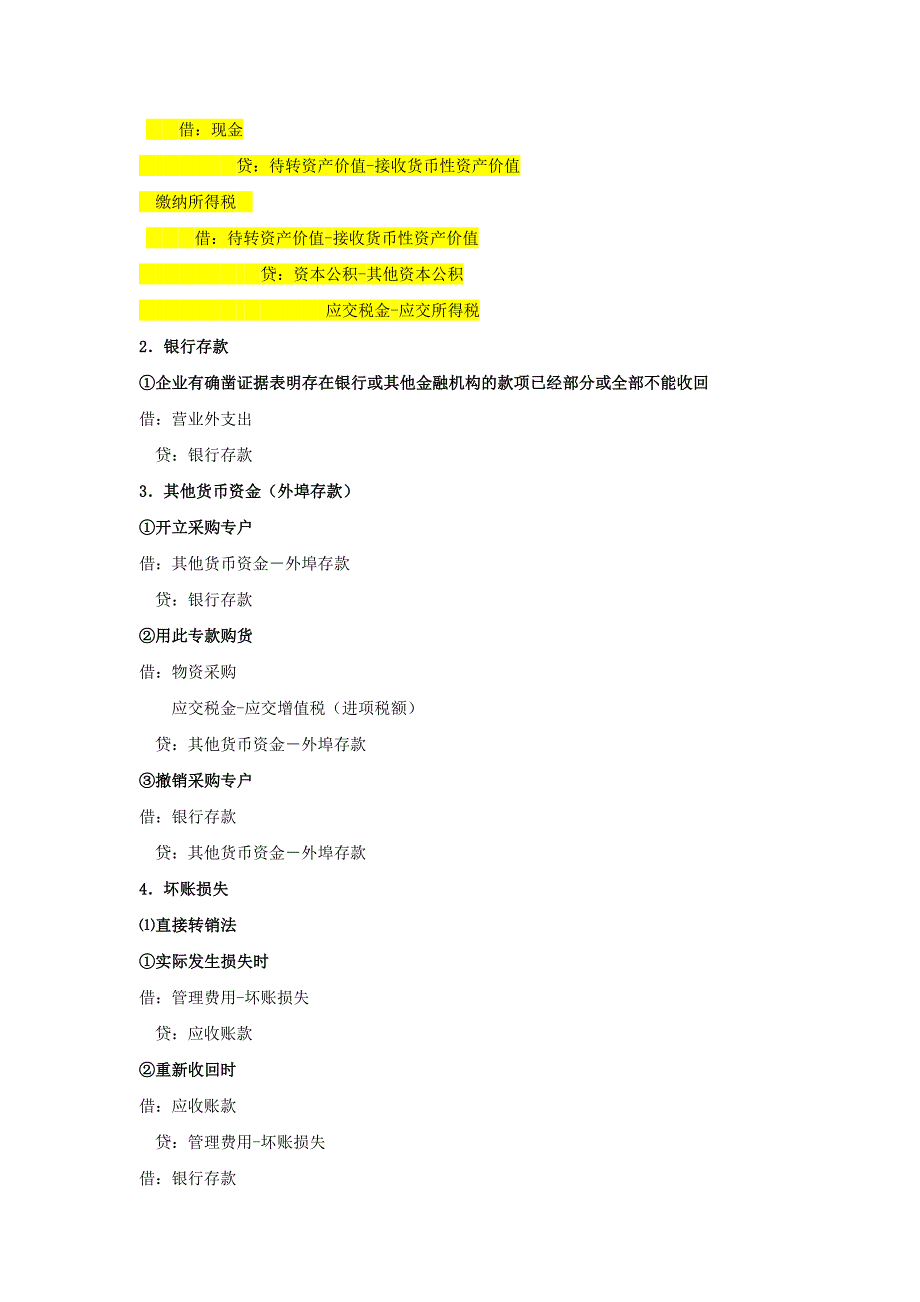 初级会计实务会计分录大全讲解._第2页