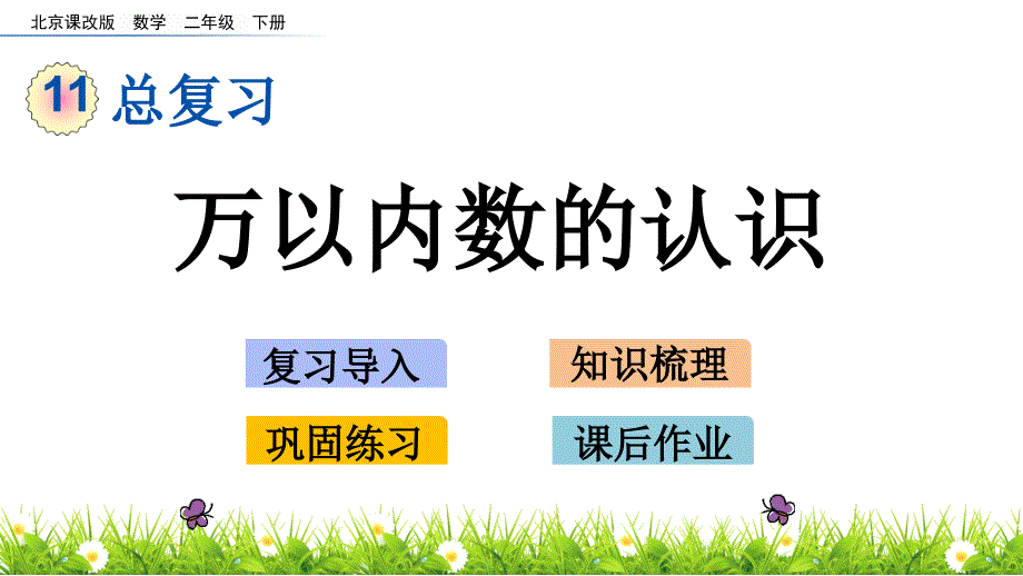 二年级下册数学课件-11.1 万以内数的认识 北京版_第1页