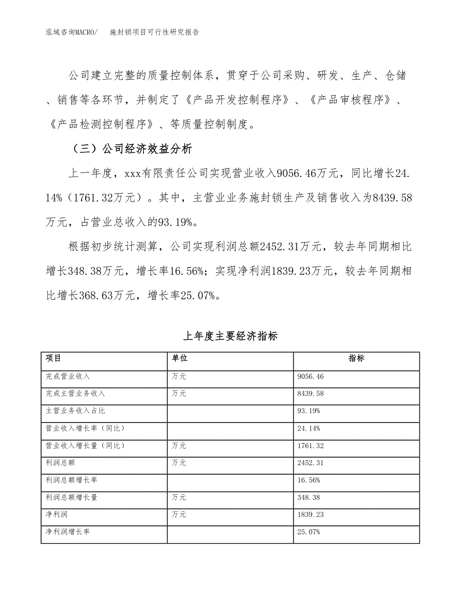 施封锁项目可行性研究报告（总投资13000万元）（64亩）_第4页