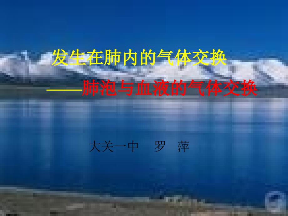 七年级生物发生在肺内的气体交换2._第1页