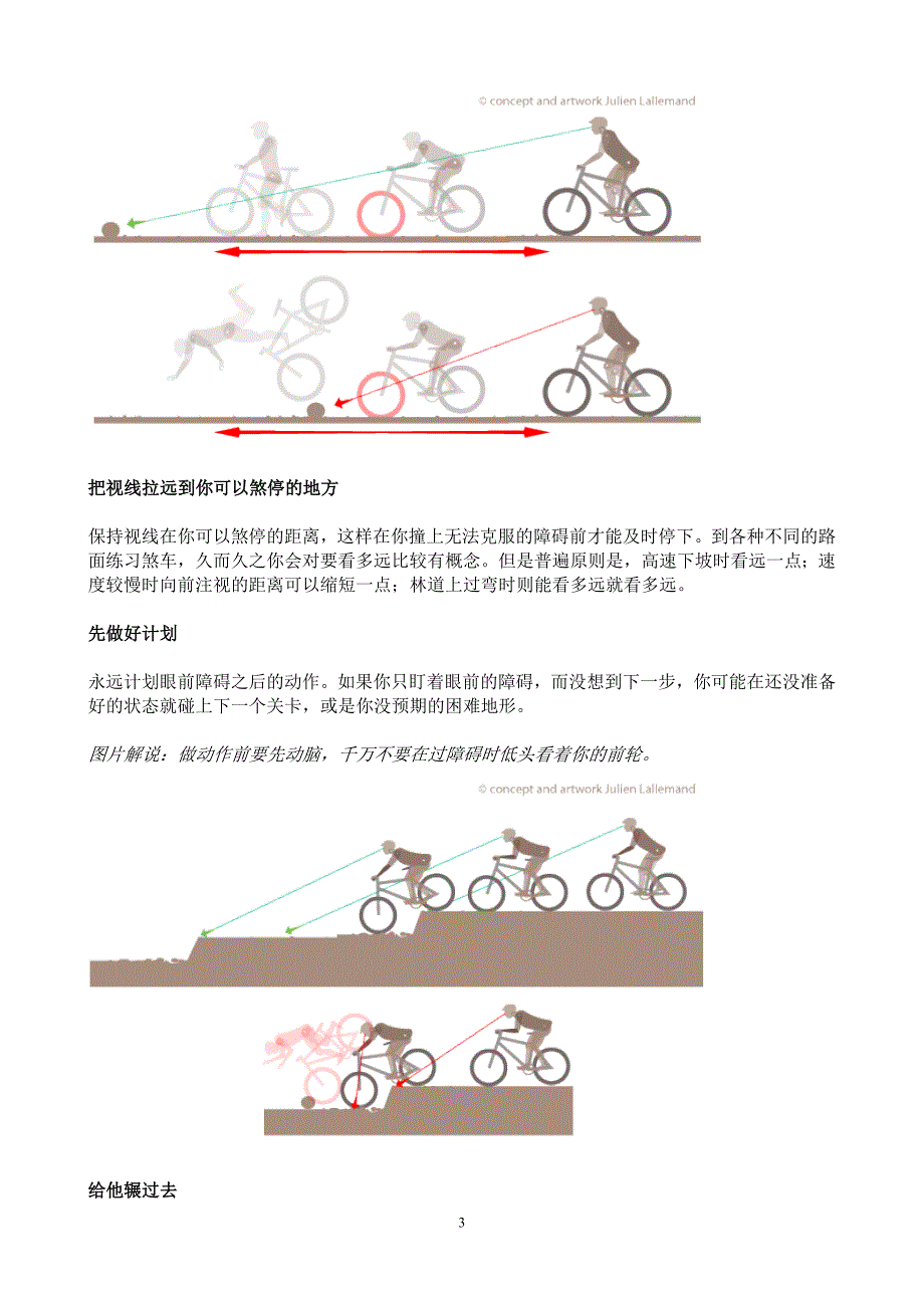 图解山地自行车骑行技巧讲解_第3页