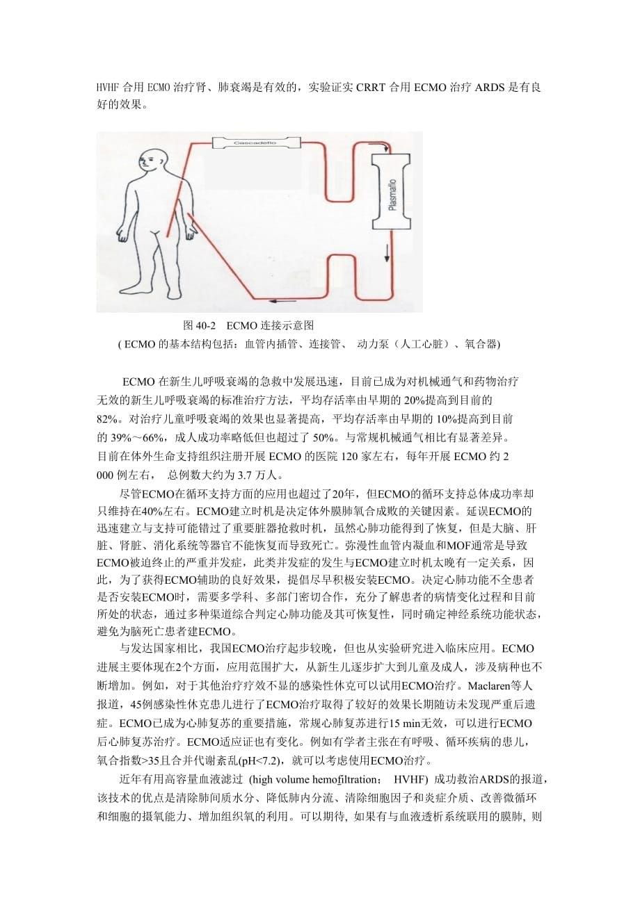 笫40讲多器官功能衰竭的体外支持系统_x_第5页