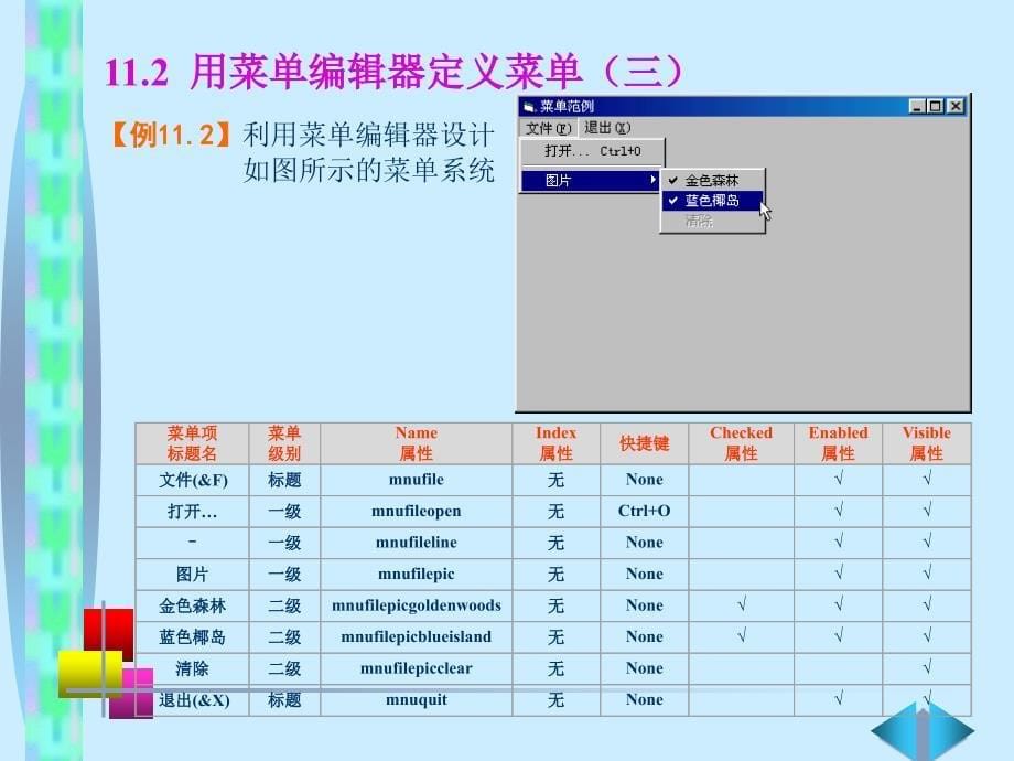 第11章 菜单设计_第5页